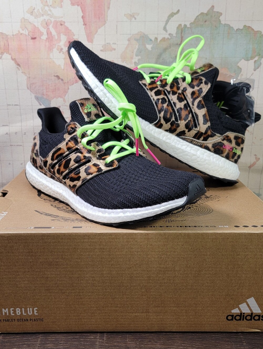 BRAND NEW Adidas Ultra Boost DNA Leopard Men's Size 11.5